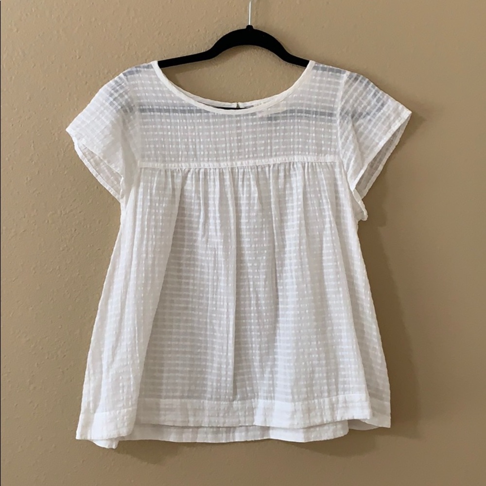 White summer blouse